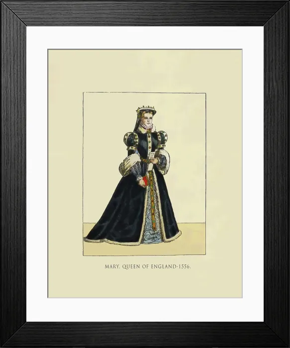 Framed Print : May Queen of England 1556 Framed Print : May Queen of England 1556