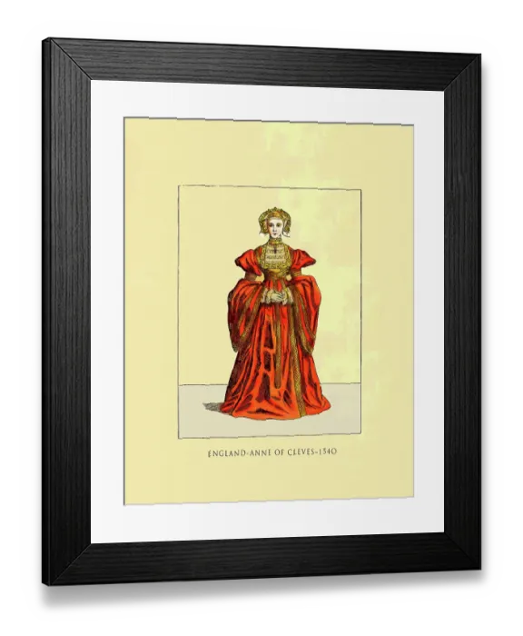 Framed Print : Anne of Cleves 1540 Framed Print : Anne of Cleves 1540