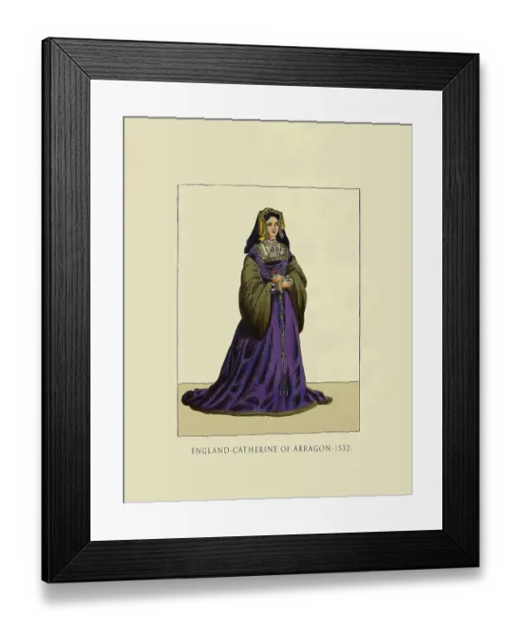 Framed Print : Catherine of Arragon 1532 Framed Print : Catherine of Arragon 1532