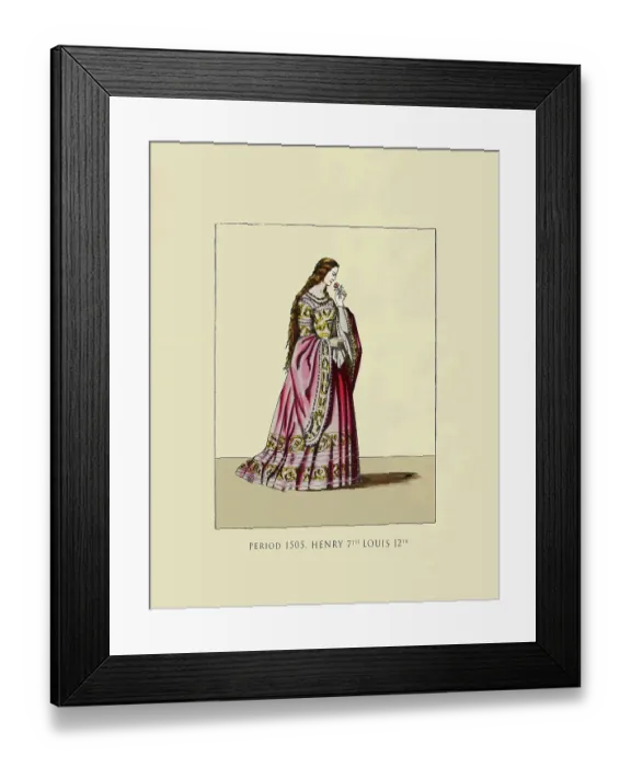 Framed Print : Period 1505 Henry 7th Louis 12th Framed Print : Period 1505 Henry 7th Louis 12th