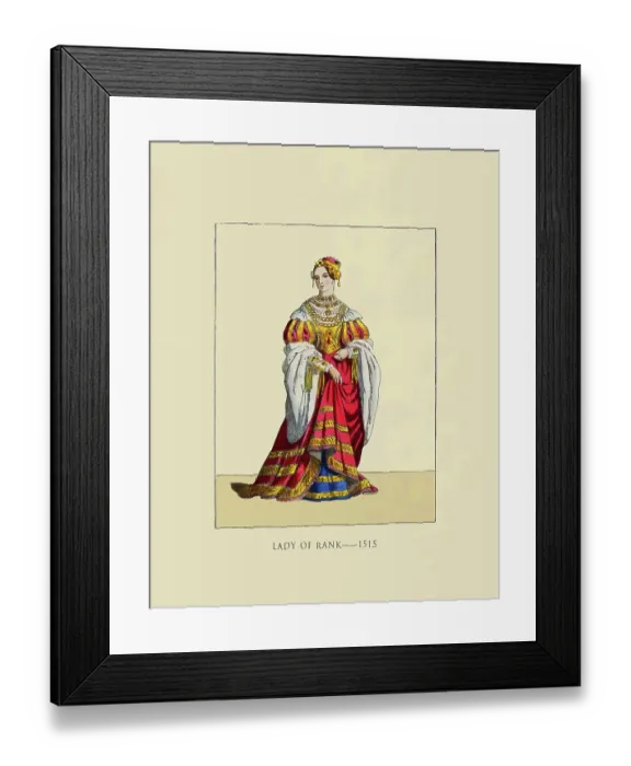 Framed Print : Lady of Rank 1513 Framed Print : Lady of Rank 1513