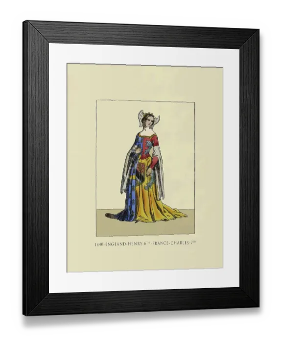 Framed Print : 1440 Henry 6th - Charles 7th Framed Print : 1440 Henry 6th - Charles 7th