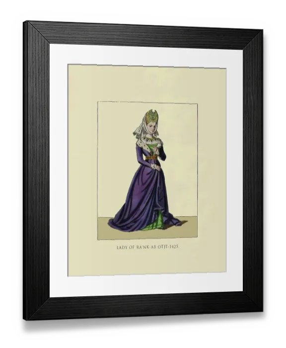 Framed Print : Lady of Rank AB OTJT 1425 Framed Print : Lady of Rank AB OTJT 1425