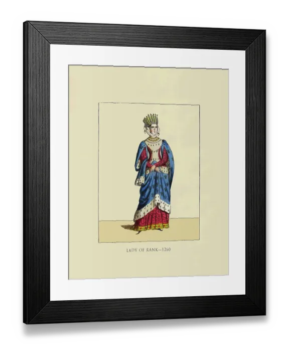 Framed Print : Lady of Rank 1260 Framed Print : Lady of Rank 1260