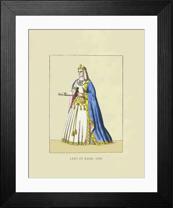 Framed Print : Lady of Rank 1050