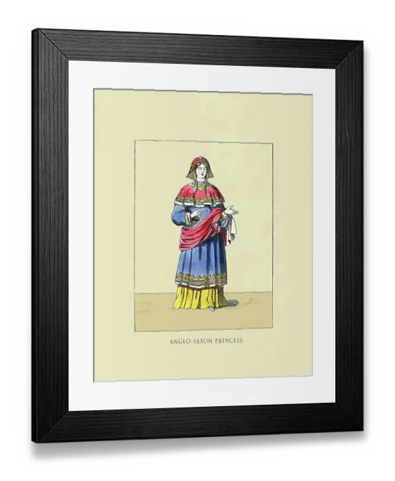 Framed Print : Anglo-Saxon Princess Framed Print : Anglo-Saxon Princess