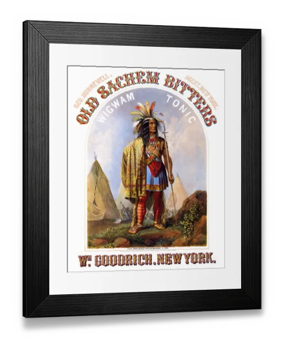 Framed Print : Old Sachem Bitters Framed Print : Old Sachem Bitters