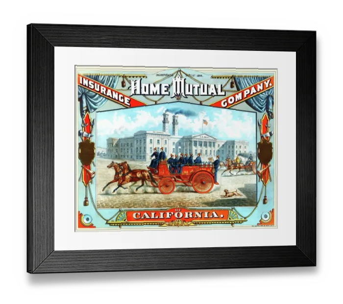 Framed Print : Home Mutual Insurance Company of California