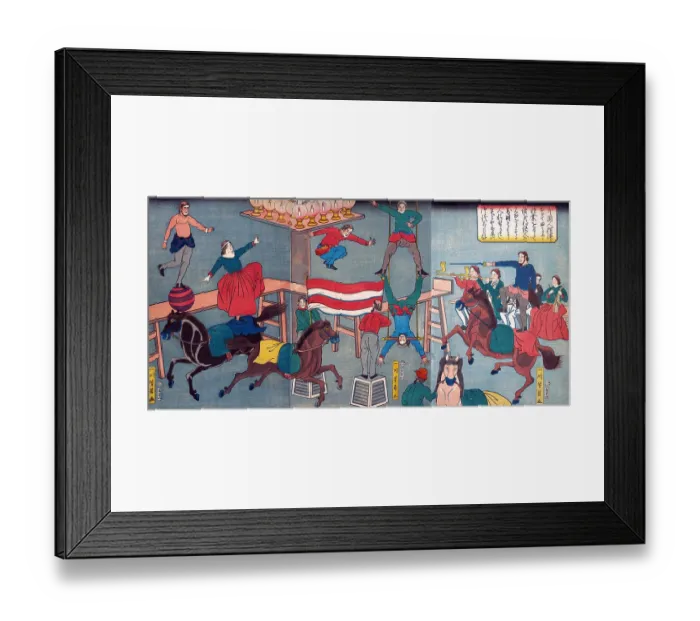 Framed Print : Circus in Yokohama Framed Print : Circus in Yokohama