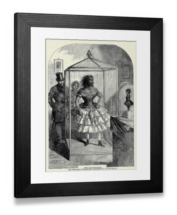 Framed Print : Miss Julia Pastrana