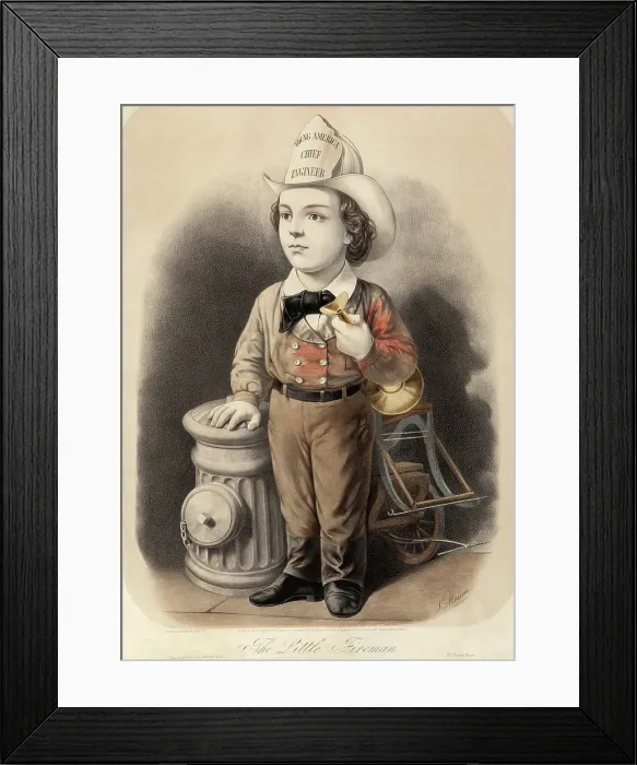 Framed Print : Young America Chief Engineer Framed Print : Young America Chief Engineer