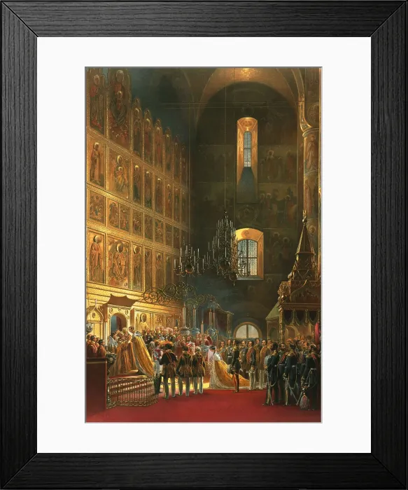 Framed Print : Annointing of Alexander II Framed Print : Annointing of Alexander II