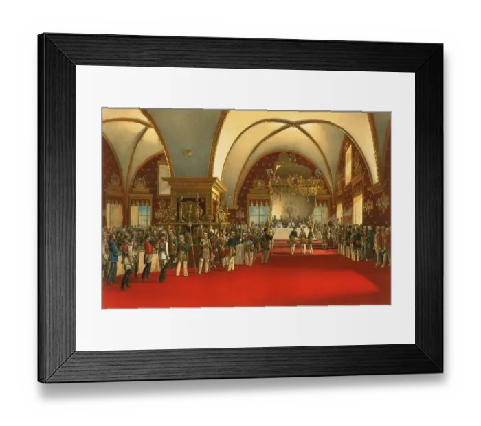Framed Print : Coronation Banquet for Alexander II - 1856