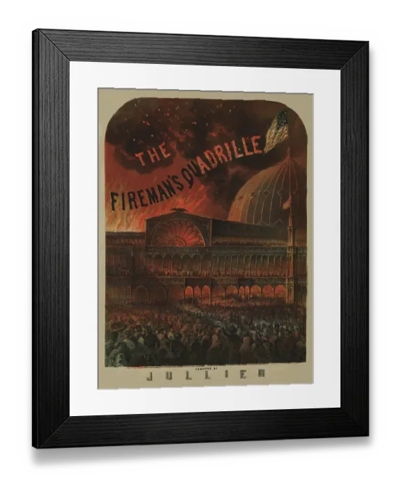 Framed Print : The fireman's quadrille Framed Print : The fireman's quadrille