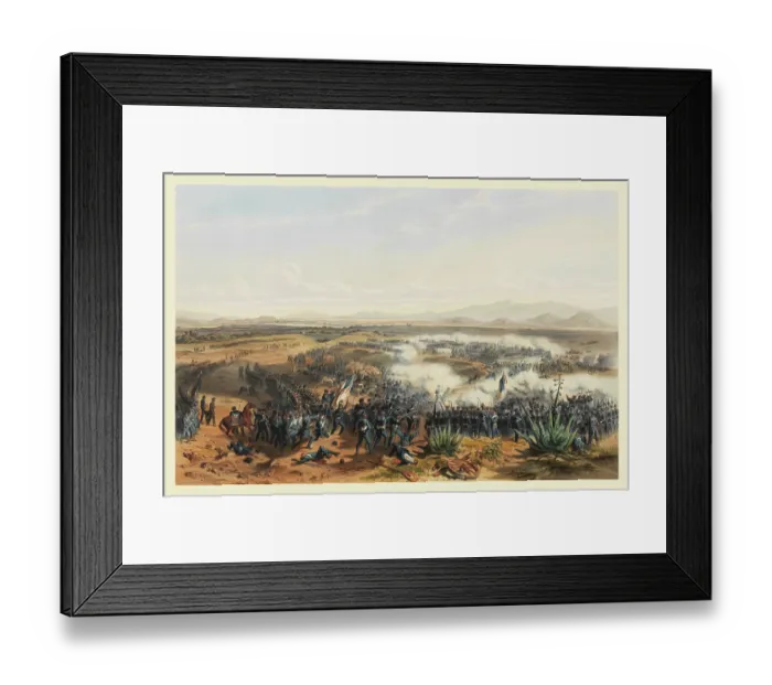 Framed Print : Assault at Contreras Framed Print : Assault at Contreras