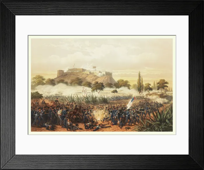 Framed Print : Storming of Chapultepec - Quitman's attack Framed Print : Storming of Chapultepec - Quitman's attack