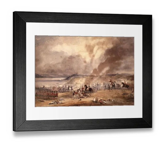 Framed Print : Battle of Saint Foy Framed Print : Battle of Saint Foy