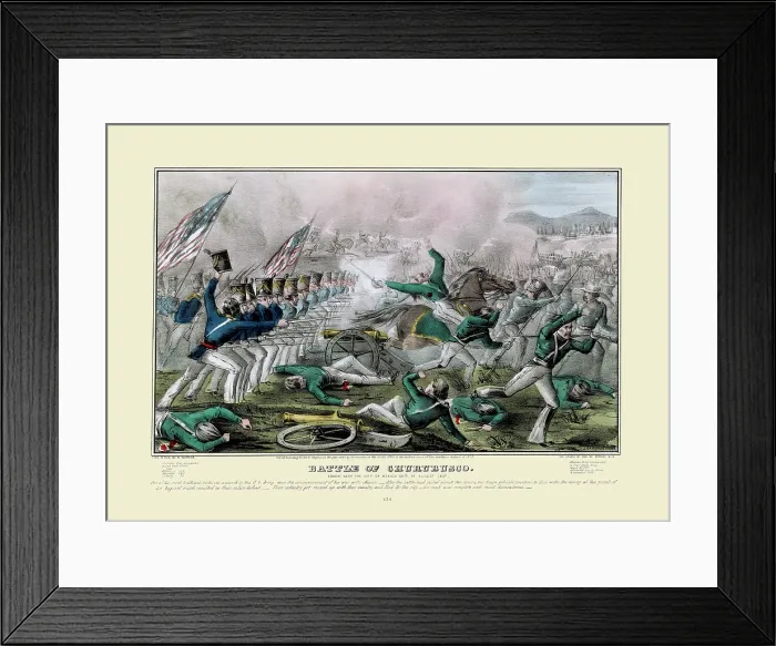 Framed Print : Battle of Churubusco Framed Print : Battle of Churubusco