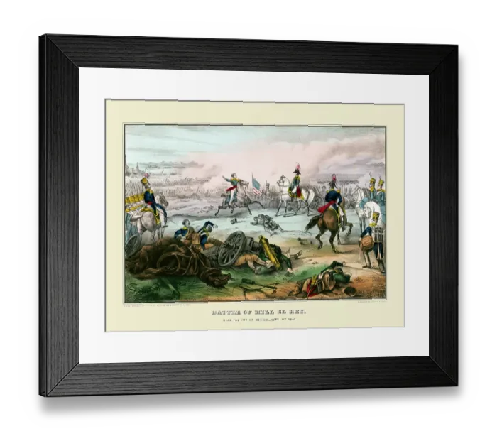 Framed Print : Battle of Mill El Rey Framed Print : Battle of Mill El Rey