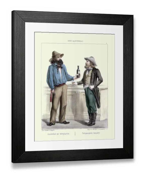 Framed Print : Temperance Society Framed Print : Temperance Society