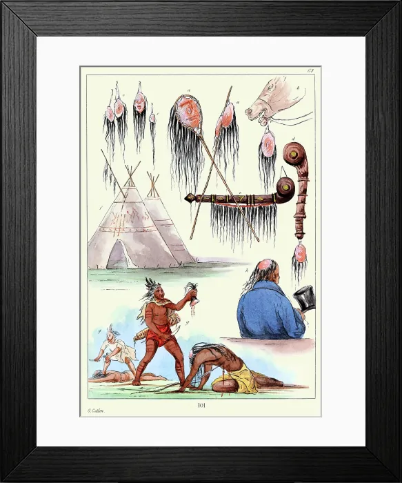 Framed Print : Scalps and scalping Framed Print : Scalps and scalping