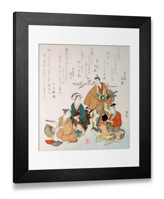 Framed Print : Street Scene in Springtime Framed Print : Street Scene in Springtime
