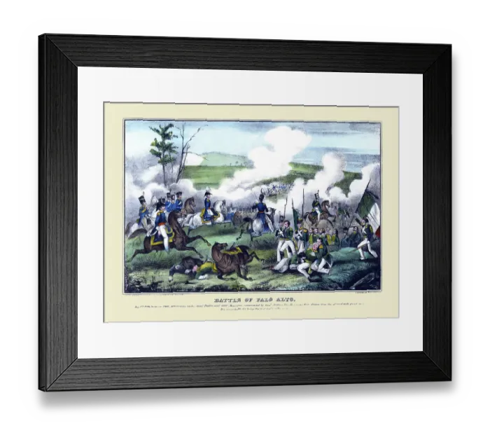Framed Print : Battle of Palo Alto Framed Print : Battle of Palo Alto