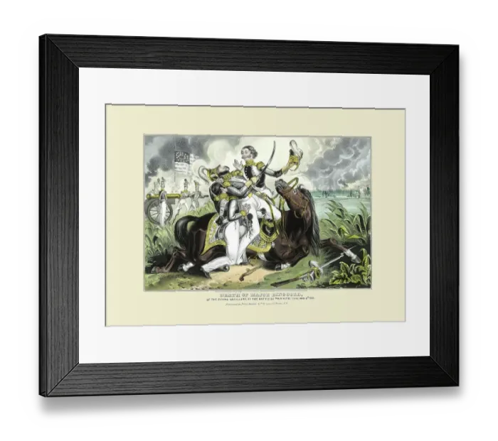 Framed Print : Death of Major Ringgold Framed Print : Death of Major Ringgold