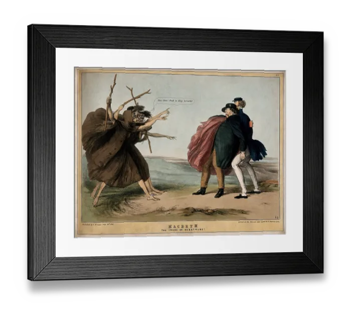 Framed Print : Macbeth: The Than of Derrynane! Framed Print : Macbeth: The Than of Derrynane!