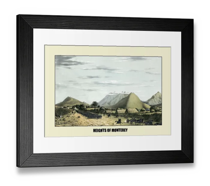 Framed Print : Heights of Monterey Framed Print : Heights of Monterey