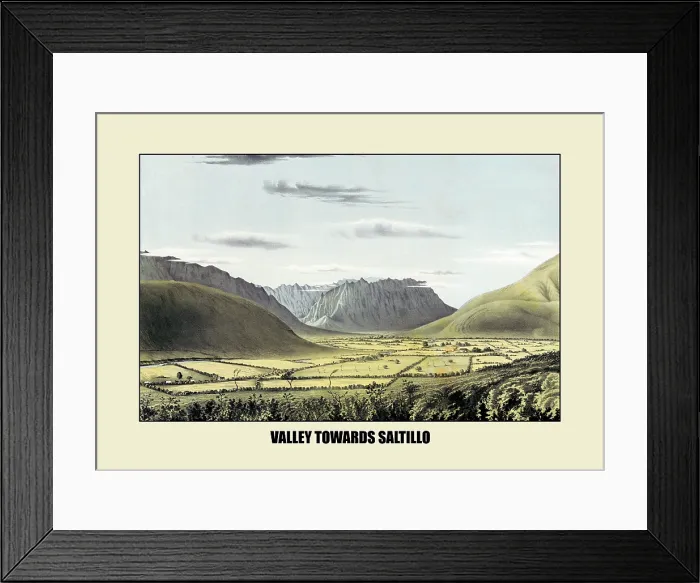Framed Print : Valley towards Saltillo, from near the base of 'Palace Hill