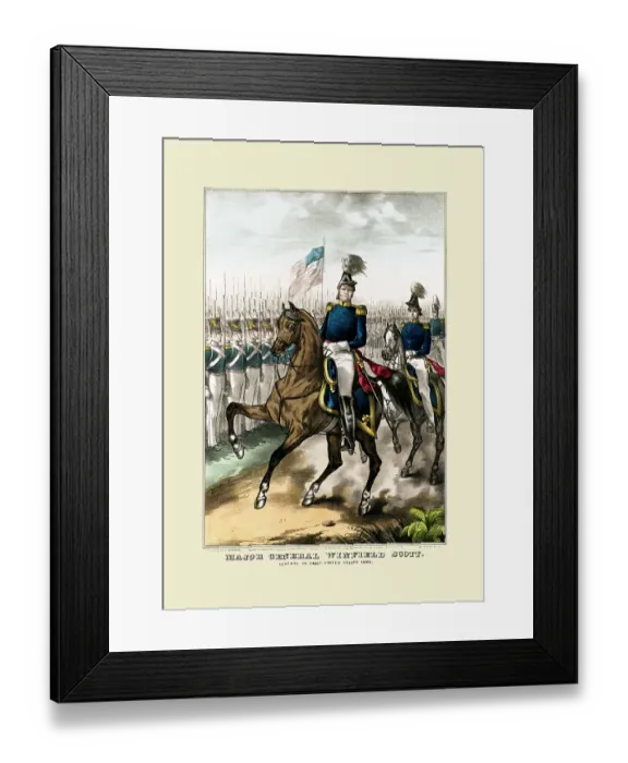 Framed Print : Major General Winfield Scott Framed Print : Major General Winfield Scott
