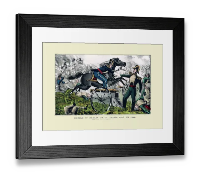 Framed Print : Battle of Resaca de la Palma Framed Print : Battle of Resaca de la Palma