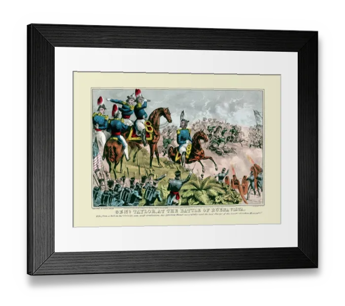 Framed Print : General Taylor at Buena Vista Framed Print : General Taylor at Buena Vista