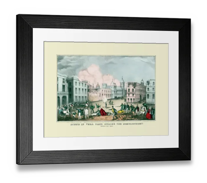 Framed Print : Scene in Vera Cruz Framed Print : Scene in Vera Cruz