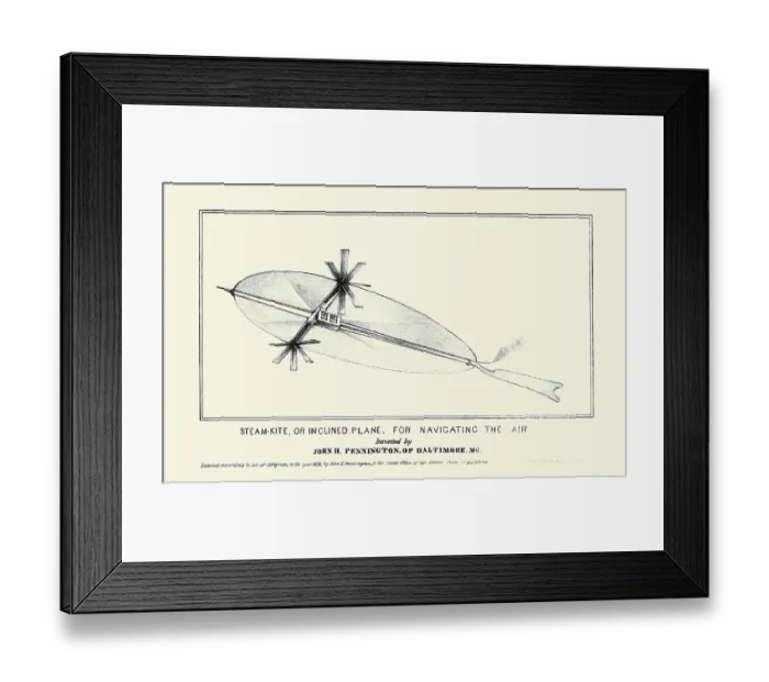 Framed Print : Steam-kite Framed Print : Steam-kite