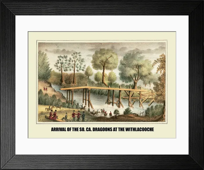 Framed Print : Arrival of the South Carolina Dragoons Framed Print : Arrival of the South Carolina Dragoons
