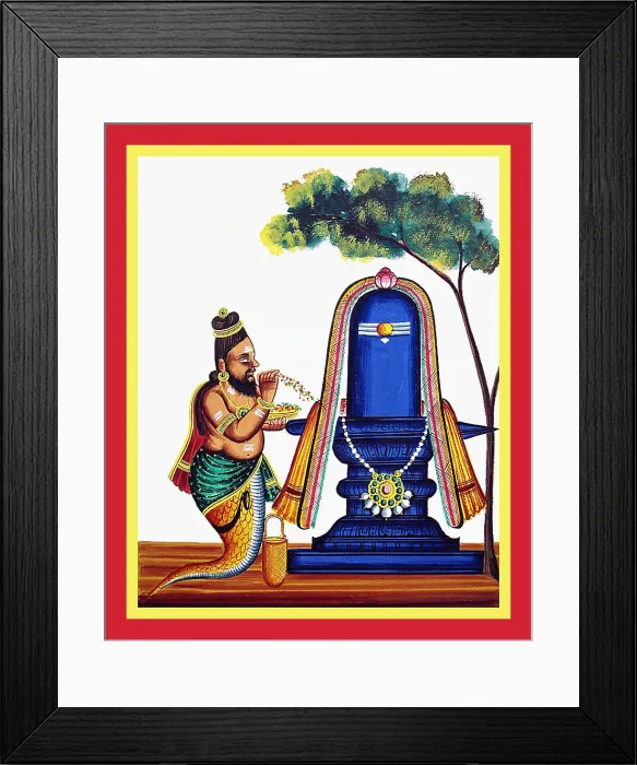 Framed Print : The sage Patanjali Framed Print : The sage Patanjali