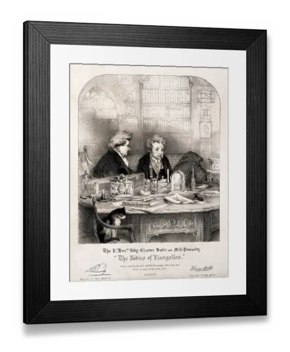 Framed Print : The Ladies of Llangollen Framed Print : The Ladies of Llangollen