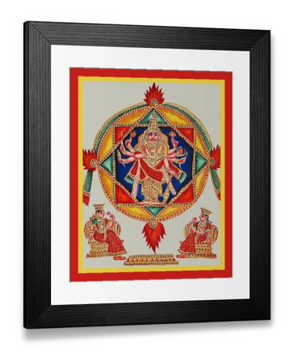 Framed Print : Chakrattalvar or Sudarshana Framed Print : Chakrattalvar or Sudarshana