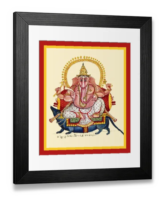 Framed Print : God Vighneshvara (a form of Gaṇeśa) Framed Print : God Vighneshvara (a form of Gaṇeśa)