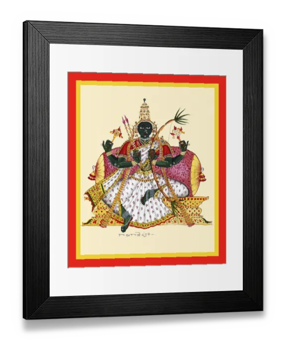 Framed Print : Goddess Rajarajeshvari