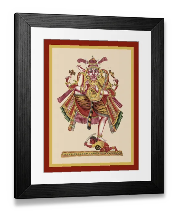 Framed Print : Shiva on the spine of the Apasmára-Purusha Framed Print : Shiva on the spine of the Apasmára-Purusha