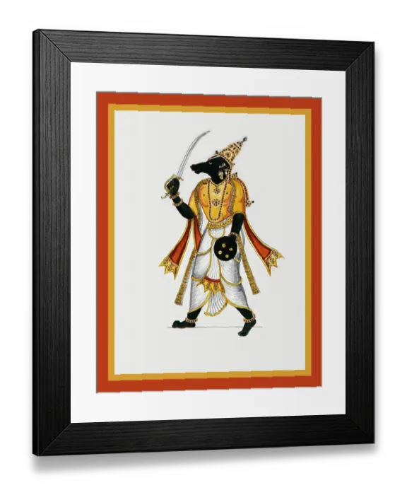 Framed Print : Tenth and future incarnation of Vishnu, Kalki Framed Print : Tenth and future incarnation of Vishnu, Kalki
