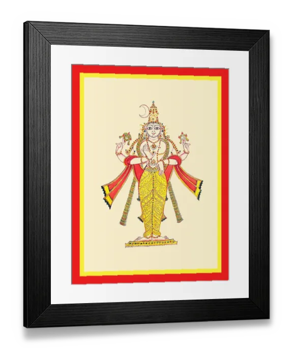 Framed Print : The Magnificently attired Sūrya
