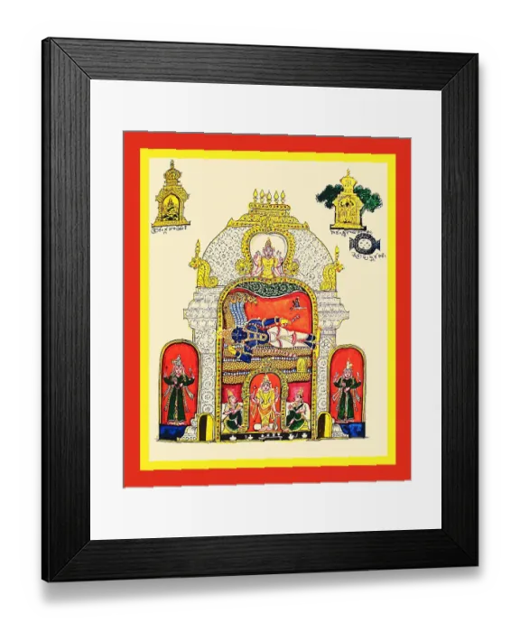 Framed Print : Shrine of Shri Ranganathasvami in the Srirangam complex Framed Print : Shrine of Shri Ranganathasvami in the Srirangam complex