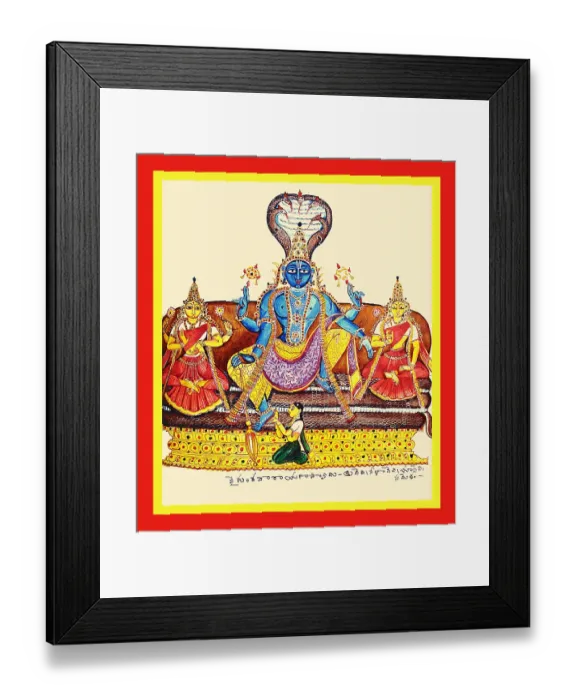 Framed Print : Vishnu as Vaikunthanatha