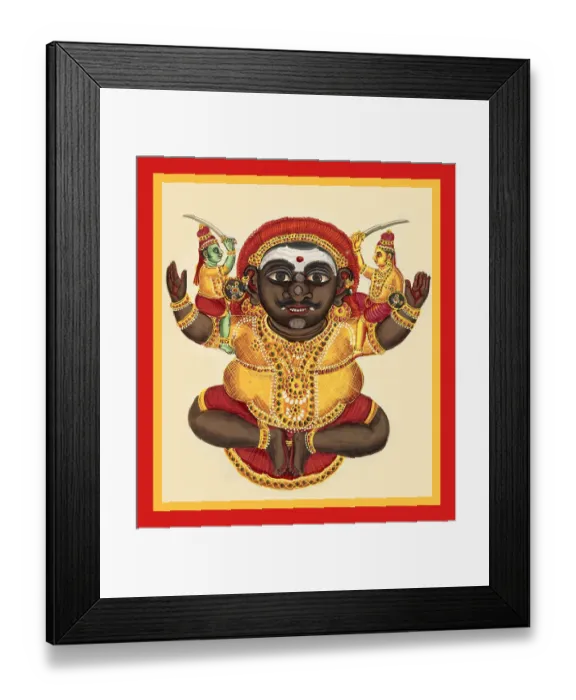 Framed Print : Kabandha, a rakshasa, crowned by flame-like red hair Framed Print : Kabandha, a rakshasa, crowned by flame-like red hair