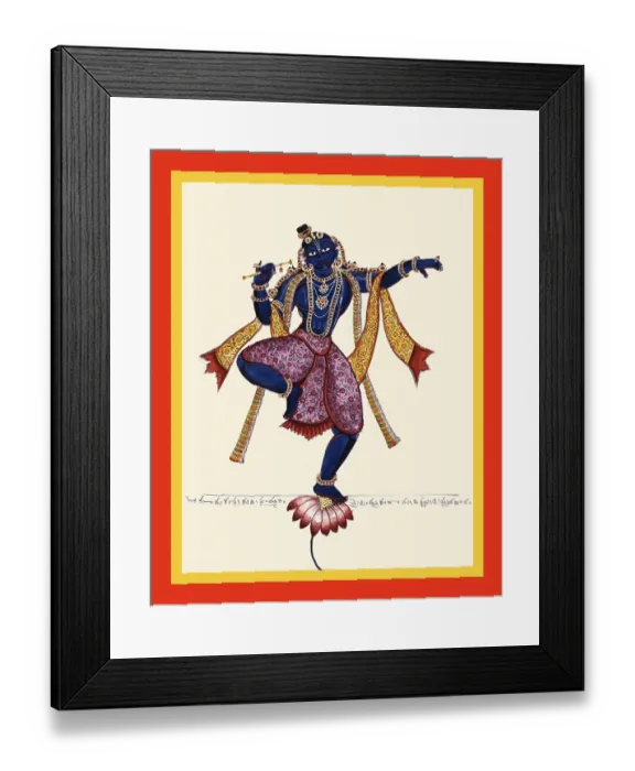 Framed Print : Vishnu's ninth incarnation, Krishna Framed Print : Vishnu's ninth incarnation, Krishna