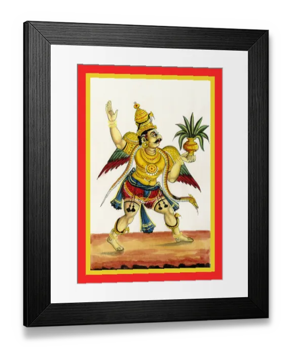 Framed Print : He is of a golden complexion